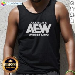 Good All Elite Wrestling Logo 2026 Tank Top featuring bold AEW branding for wrestling fans and apparel enthusiasts.