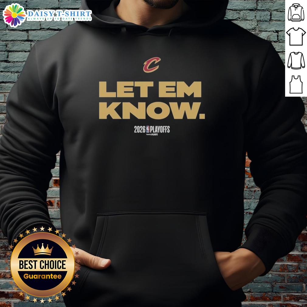 Good Cleveland Cavaliers Basketball Playoffs NBA 2026 Nike Logo Hoodie showcasing team spirit and style.