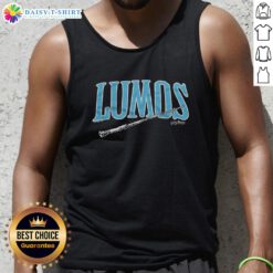 Good Lumos Harry Potter tank top featuring a glowing wand design, perfect for fans of the wizarding world.