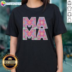 Good Mama Quilt Pattern Ladies Tee featuring colorful quilt designs and a stylish fit for women.