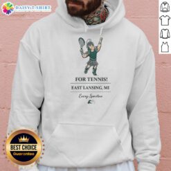 Good Michigan State Spartans for Tennis hoodie in East Lansing, MI featuring team colors and logo for sports fans.