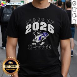 Good NCAA K-State Wildcats Class of 2026 T-Shirt featuring vibrant team colors and logo for proud Wildcats fans.