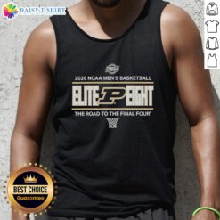 Good Purdue Boilermakers NCAA Men's Basketball Elite Eight tank top design for the 2026 Final Four journey.