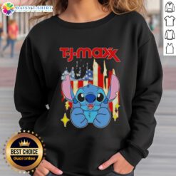 Good Stitch Like TJ Maxx USA Flag Sweatshirt featuring a stylish design and vibrant colors for casual wear.