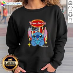 Good Stitch Like Tyson Foods USA Flag Sweatshirt featuring a patriotic design for casual wear.