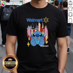 Good Stitch USA flag t-shirt available at Walmart, featuring a vibrant design celebrating American patriotism.
