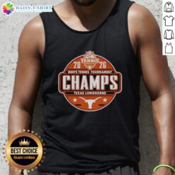 Good Texas Longhorns 2026 SEC Women's Tennis Tournament Champions logo on a stylish tank top design.