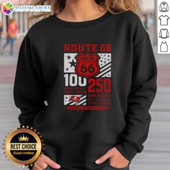 Hot Tampa Bay Buccaneers Route 66 Centennial 100th Anniversary sweatshirt celebrating America's 250th anniversary.