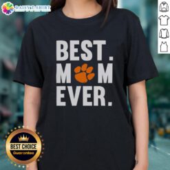 Clemson Tigers Mom Ever logo shirt for Mother's Day, featuring a stylish design perfect for fan ladies.