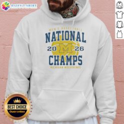 2026 NCAA Men's Basketball Championship hoodie featuring Nice Michigan Wolverines design, perfect for fans in Indianapolis.