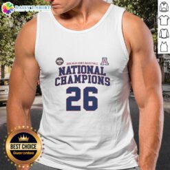 Arizona NCAA Division I Men's Basketball National Champions tank top featuring bold graphics and team colors.