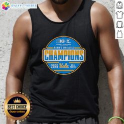 Alt Text: Nice UCLA Bruins Women's Gymnastics Champions 2026 logo tank top featuring vibrant colors and stylish design.