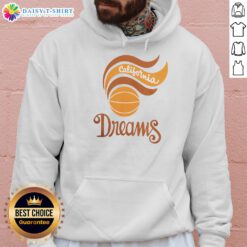 Original California Dreams Basketball Hoodie featuring a stylish design, perfect for fans and casual wear.