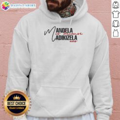 Original Mandela is Because Madikizela Was Hoodie featuring iconic design and vibrant colors, perfect for fans of history.