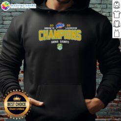 Original NCAA Siena Saints 2026 MAAC Men's Lacrosse Tournament Champions hoodie in vibrant colors and stylish design.
