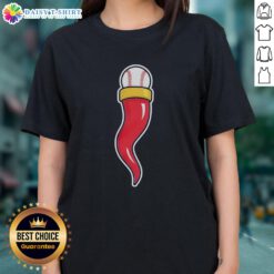 Alt Text: Premium Cornicello World Baseball Classic Ladies Tee featuring stylish design and comfortable fit for fans.
