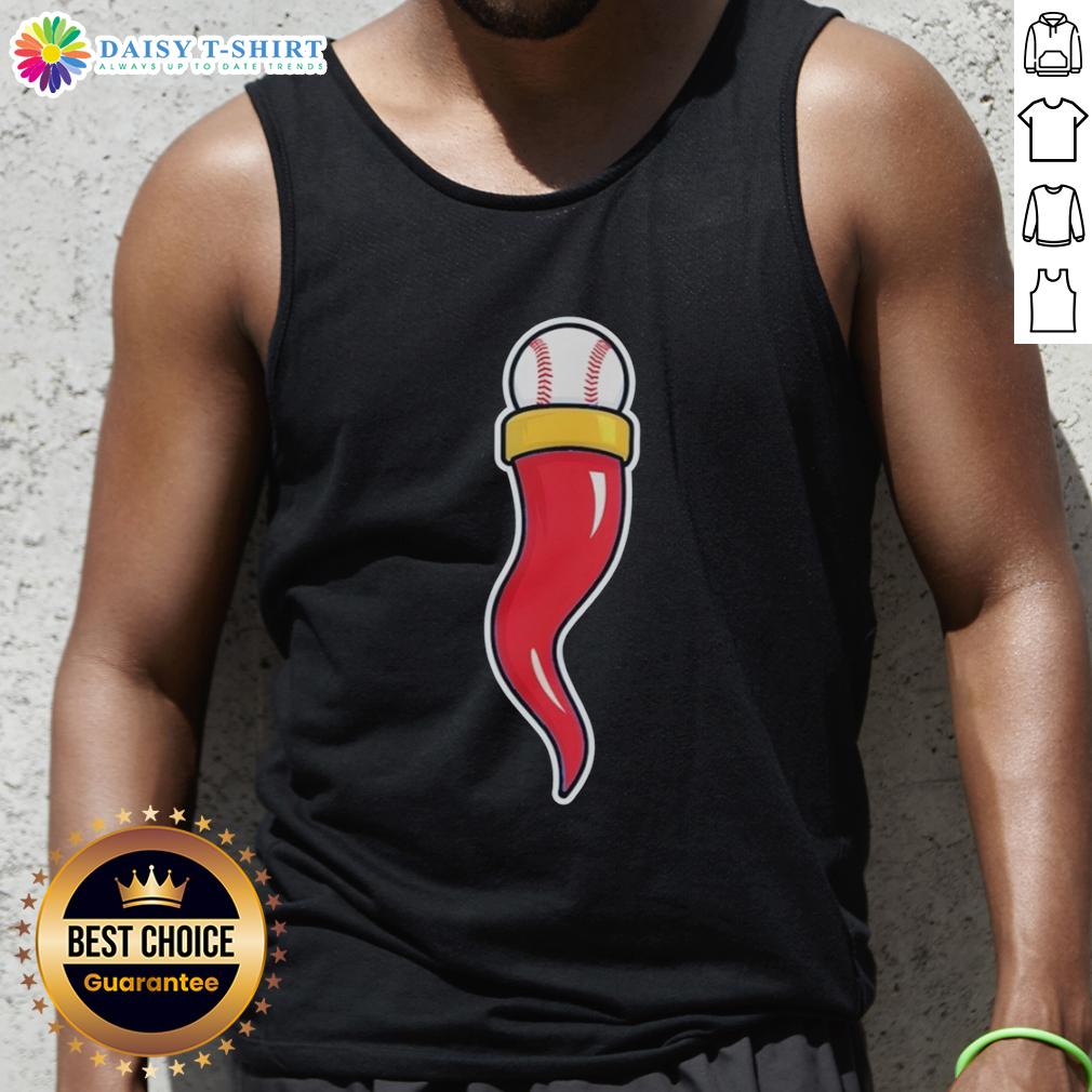 Premium Cornicello World Baseball Classic tank top featuring a stylish design for baseball fans.