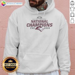 Pretty Fhu Belfry 2026 NAIA National Champions Hoodie featuring team logo and vibrant design for fans.