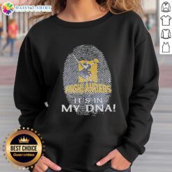 Pretty Highlanders Rugby Club 2026 sweatshirt featuring 'It's In My DNA' fingerprint design, perfect for fans and players.