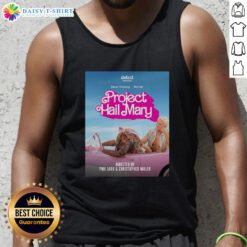 Ryan Gosling in a Rocky-themed tank top, blending Project Hail Mary and Barbie movie styles in a vibrant mashup.