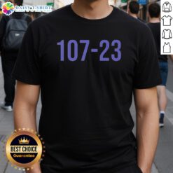 Alt Text: Awesome 107-23 Golden State Valkyries T-Shirt featuring a stylish design and vibrant colors for fans.