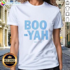 Awesome Boo Yah ESPN Ladies Tee featuring a stylish design perfect for sports fans and casual wear.