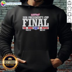 Awesome Evansville Thunderbolts Hockey Presidents Cup 2026 hoodie featuring team logo and bold design for fans.