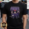 Awesome Minnesota Frost Cartoon Team Ice Hockey T-Shirt featuring a playful design perfect for hockey fans.
