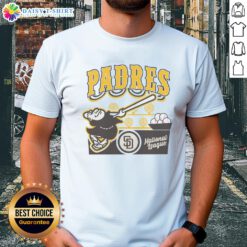 Alt Text: Awesome Preschool Mitchell & Ness Cream San Diego Padres Step Back Up T-Shirt featuring vibrant team graphics.
