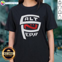Awesome Salt N Pepa Ladies Tee featuring iconic hip-hop design, perfect for fans of retro music and stylish casual wear.