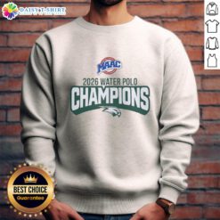 Alt Text: Awesome Wagner Seahawks MAAC Water Polo Champions 2026 logo sweatshirt showcasing team pride and athletic excellence.