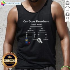 Good Car Guys Fix Flow Tank Top featuring a stylish design for automotive enthusiasts, perfect for casual wear.