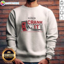 Alt Text: Good Carolina Hurricanes NHL Rinky Crank It Sound The Siren 2026 Playoffs Sweatshirt showcasing team spirit and style.