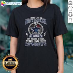 Good Dallas Cowboys NFL ladies tee showcasing loyalty to the Cowboys, perfect for fans in North Carolina on game days.