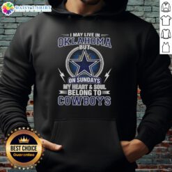 Cozy hoodie featuring 'My Heart and Soul Belong to Cowboys' for Dallas Cowboys fans in Oklahoma on NFL Sundays.
