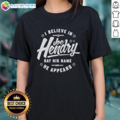 Alt Text: Good I Believe In Joe Hendry WWE shirt featuring a stylish design for fans, celebrating his presence in wrestling.