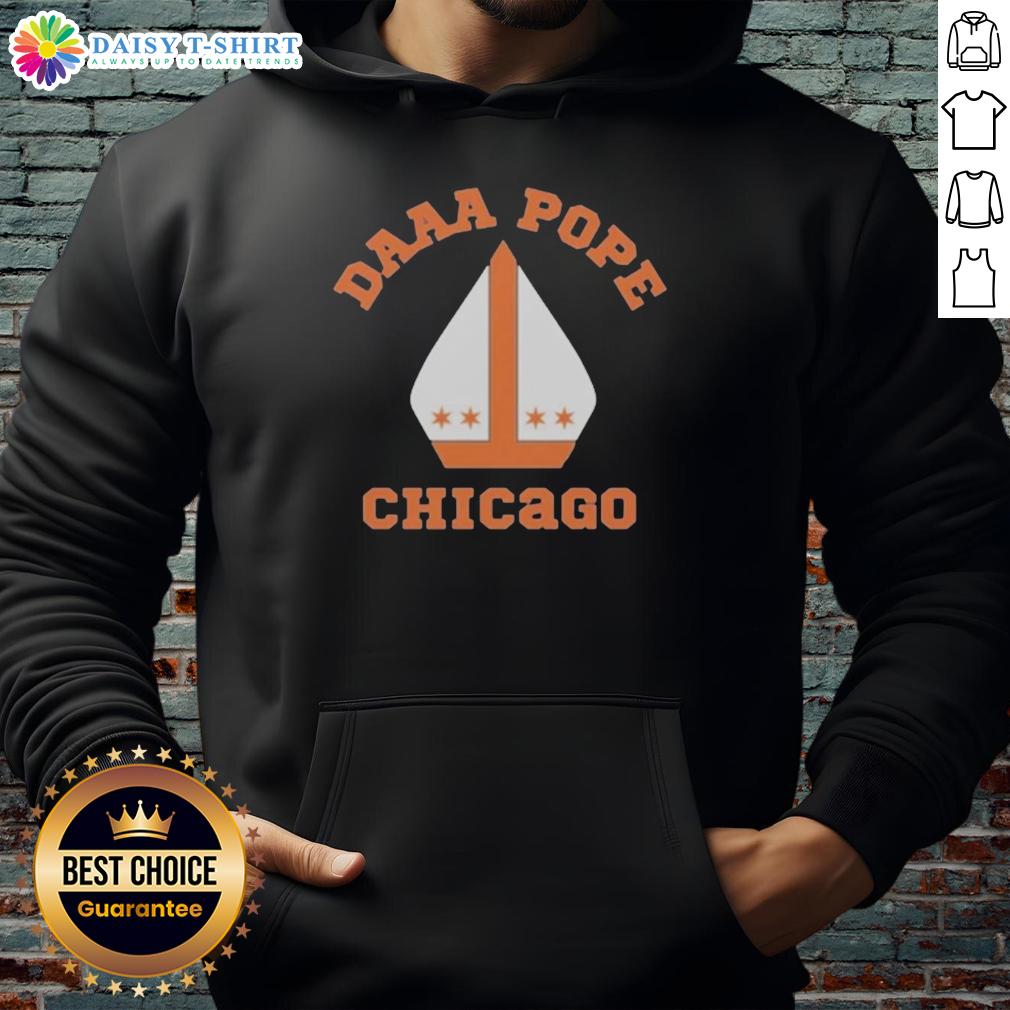 Good Mike Ditka Chicago Bears hoodie with Daaa Pope miter hat design, perfect for fans and collectors.