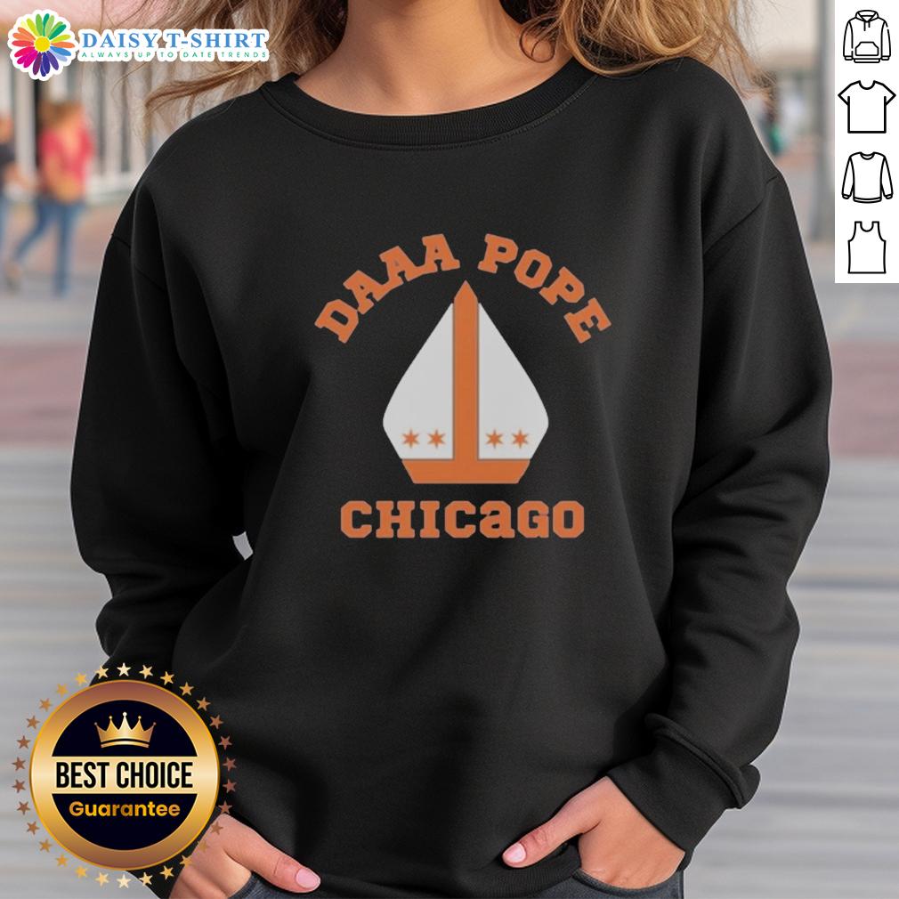 Good Mike Ditka Chicago Bears Daaa Pope Miter Hat sweatshirt featuring iconic design for NFL fans.