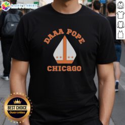 Good Mike Ditka Chicago Bears Daaa Pope Miter Hat T-Shirt featuring iconic design and vibrant team colors for fans.