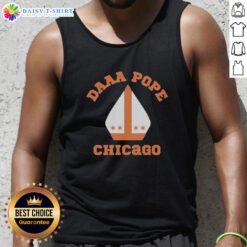 Good Mike Ditka Chicago Bears Daaa Pope Miter Hat Tank Top featuring vibrant team colors and iconic design.