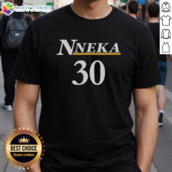 Alt Text: Good Nneka Ogwumike Los Angeles Sparks Bet On Women Jersey 30 T-Shirt featuring vibrant team colors and logo.