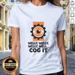 Alt Text: Good Welly Welly Well Cog It Ladies Tee featuring a stylish design and comfortable fit for casual wear.