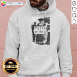 Zendaya in classic Spider-Man: No Way Home hoodie, promoting votes for women, showcasing style and empowerment.