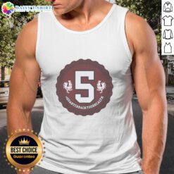 Hot Quarterback Your Health 5 logo tank top featuring a stylish design perfect for sports and fitness enthusiasts.
