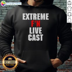 Nice Extreme Fn Live Cast Hoodie featuring a stylish design, perfect for casual wear and street fashion enthusiasts.