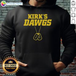 Nice Kirks Dawgs Washed Up Walkons X George Kittle hoodie featuring stylish design and vibrant colors for sports fans.