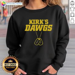Nice Kirks Dawgs Washed Up Walkons X George Kittle sweatshirt featuring stylish design and comfortable fit.