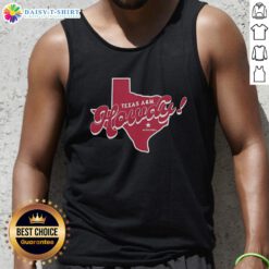Retro tank top featuring a Texas A&M Aggies map design, perfect for showing Aggieland pride in style.