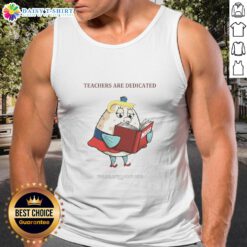 Dedicated MAGA teachers tank top for 2026 Teacher Appreciation Week featuring a patriotic design and vibrant colors.