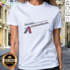 Official Arizona Diamondbacks Soft As A Grape Ladies Tee in vibrant colors, perfect for fans and casual wear.